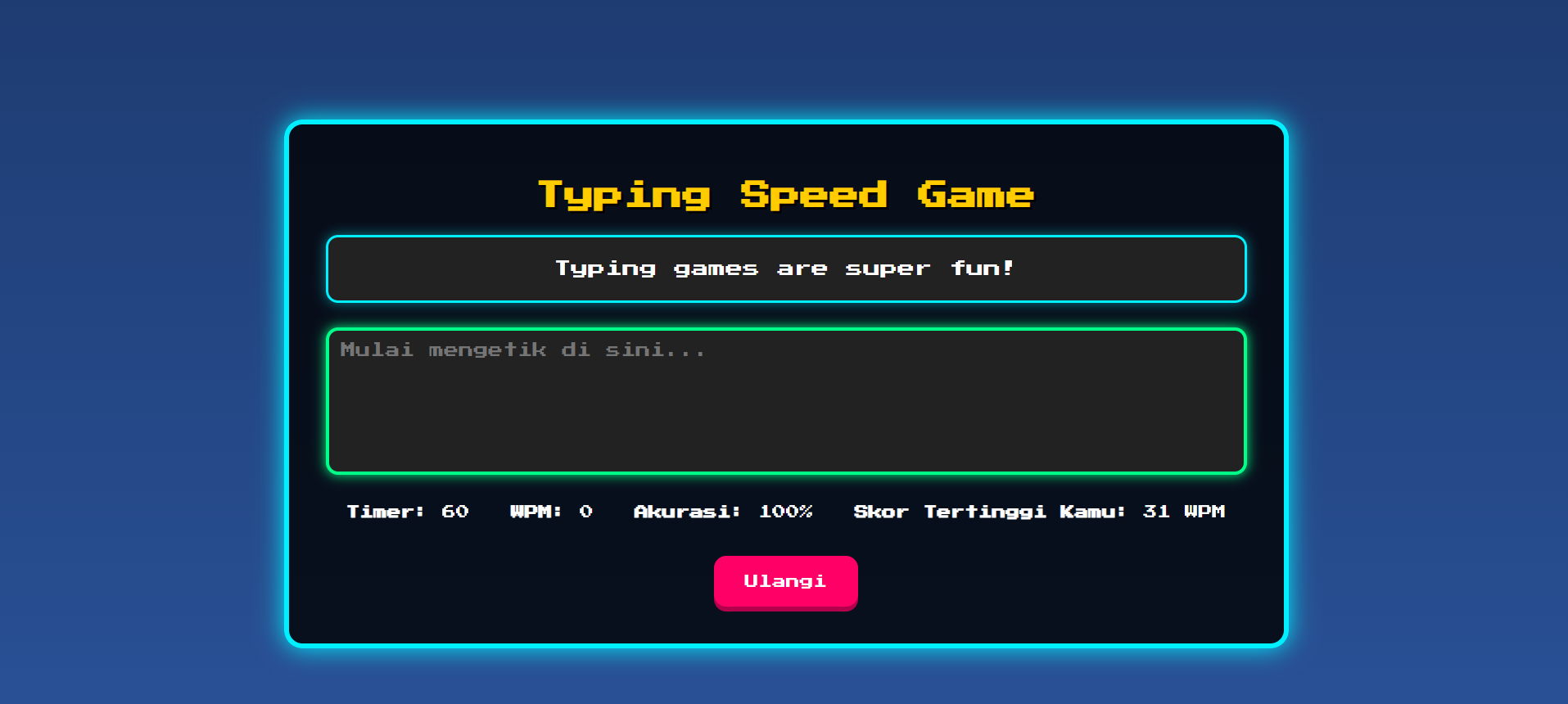 Typing Game